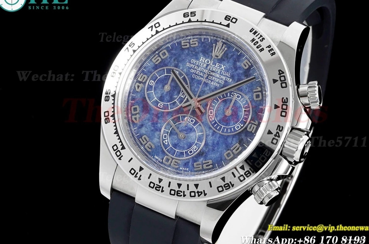 Daytona DD4130 40mm Chalcedony Blue Dial Clean RU SS 116519 0317